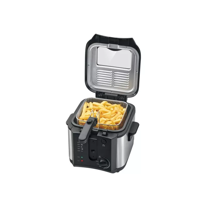 Fritieris Clatronic FR 3649 Viens 2,5 L 1600 W Melns