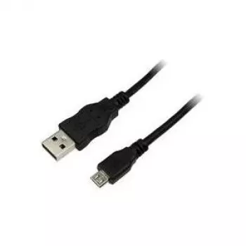 LogiLink USB A uz Micro USB B kabelis 5m, USB 2.0, melns