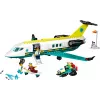 LEGO City Avārijas lidmašīna 60465 – neliels glābšanas lidaparāta būvēšanas komplekts, 403 detaļas, 4 minifigūriņas, vecums 6+