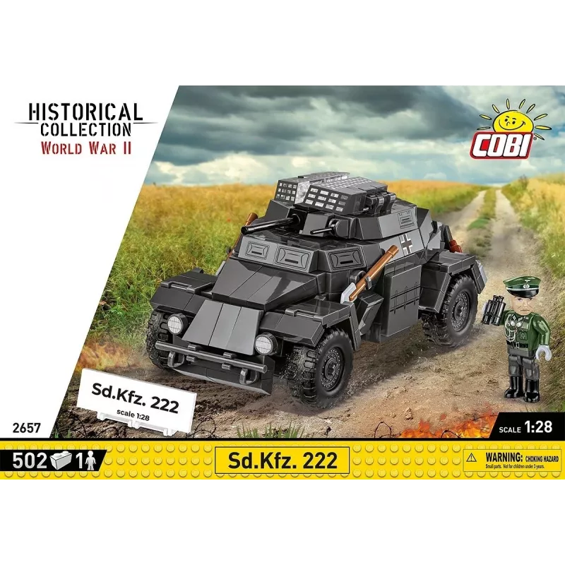 Cobi Blocks Sd.Kfz 222 modela komplekts COBI-2657 — 502 bloki