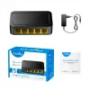 Tīkla slēdzis Cudy FS105D — 5 portu Fast Ethernet 10/100, 1 Gbit/s komutācija, melns