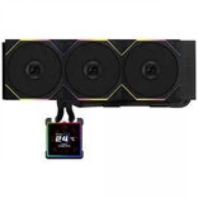 AiO šķidruma dzesētājs lian li HydroShift II LCD-S 360mm ar RGB un LCD displeju