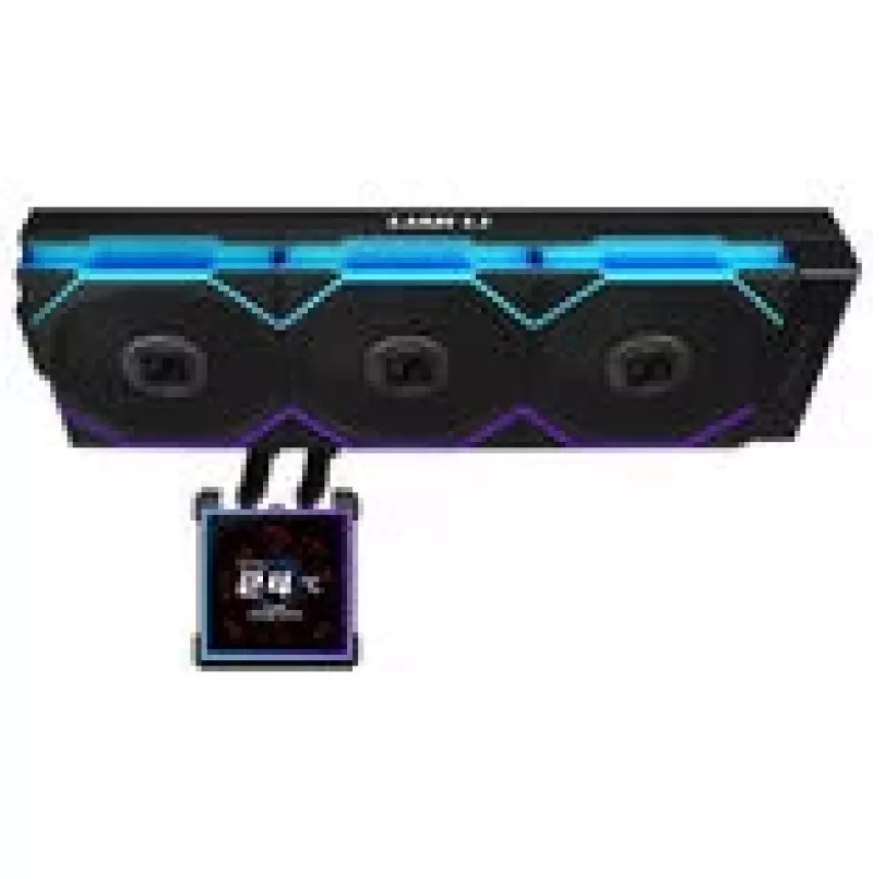 AiO šķidruma dzesētājs lian li HydroShift II LCD-S 360mm ar RGB un LCD displeju
