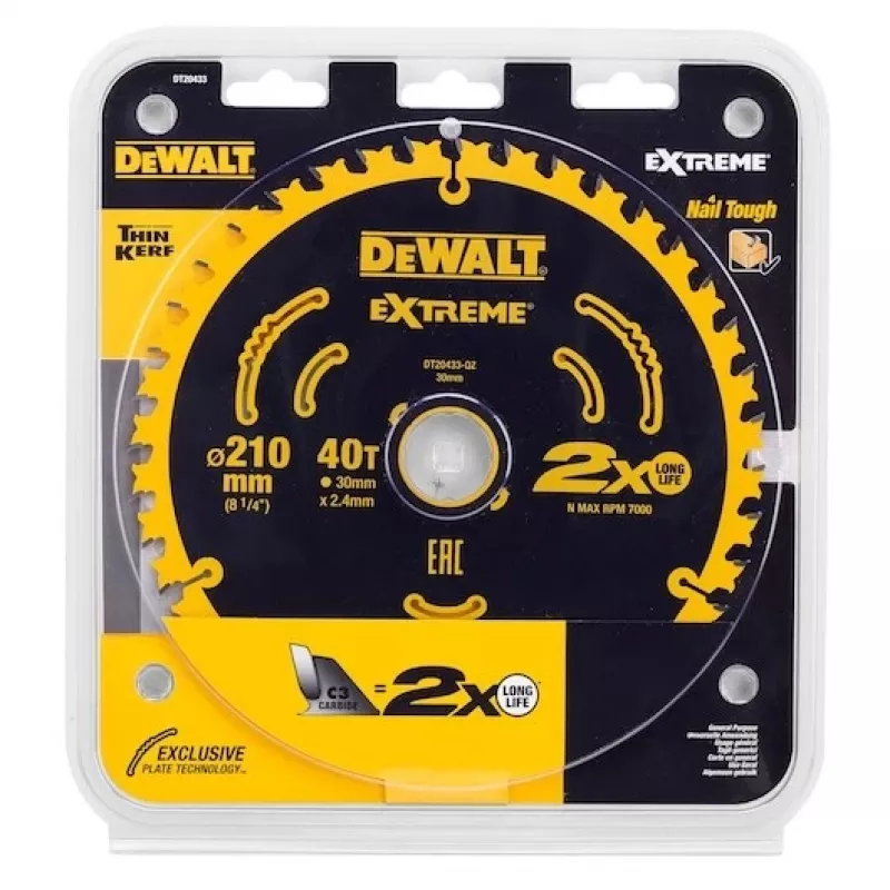 Apļveida zāģa asmens DeWALT DT20433-QZ 1 gab.