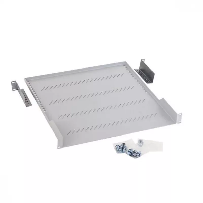 Triton 19 collu zema profila plaukts 1U 450mm 40.0kg Melns