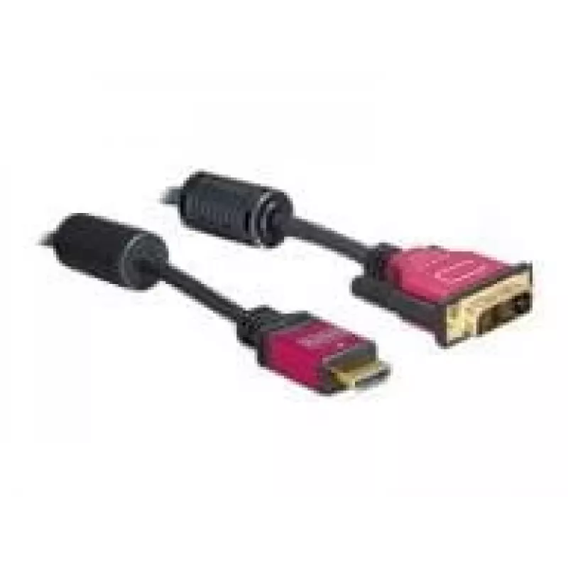 HDMI - DVI kabelis DeLOCK 84343 3,0 m vīrišķais / vīrišķais