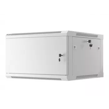 Sienas skapis Lanberg WF01-6606-00S 6U pelēks 60 kg ietilpība
