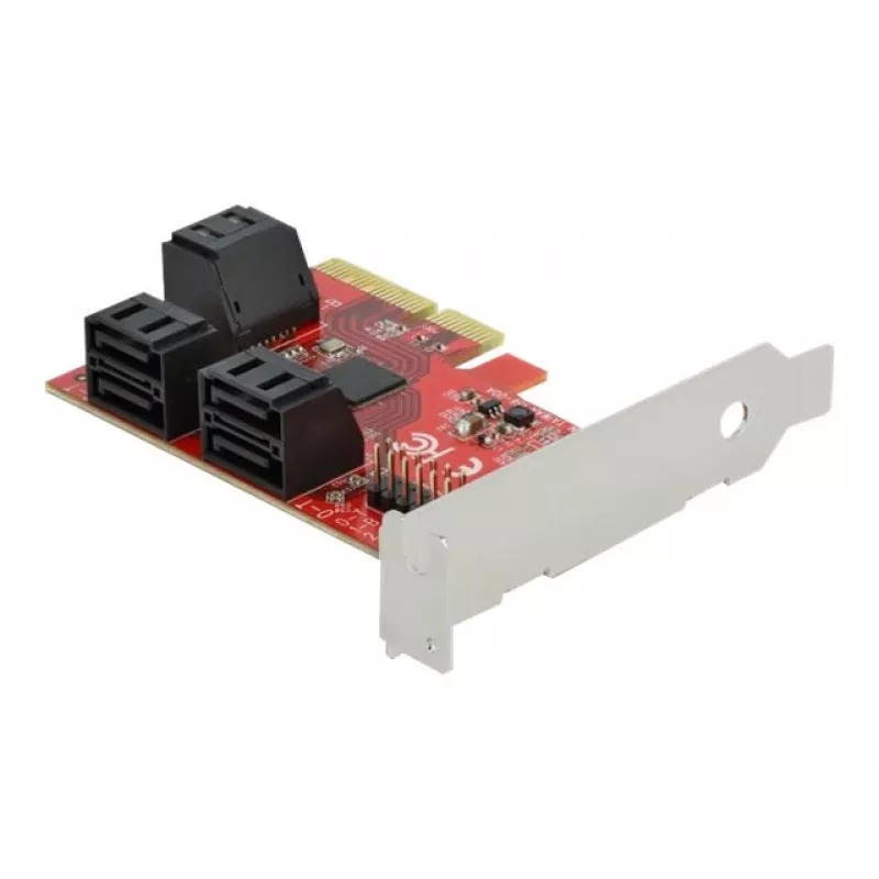 SATA PCI Express x4 karte DeLOCK 6 portu zema profila formas faktors