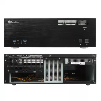 SilverStone SST-GD04B USB 3.0 Grandia Desktop - melns