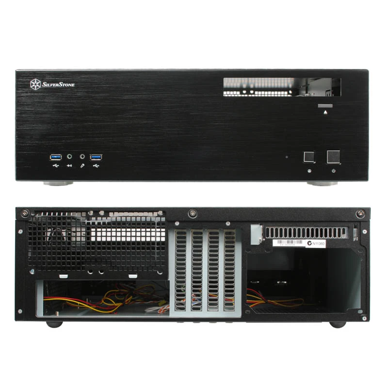 SilverStone SST-GD04B USB 3.0 Grandia Desktop - melns