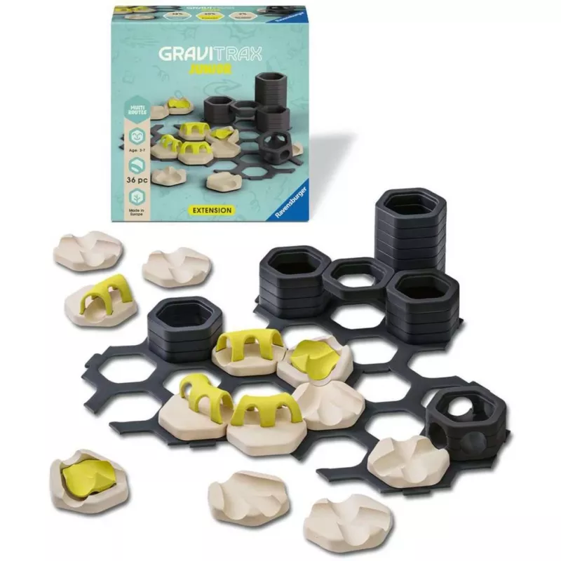 GraviTrax Junior paplašinājums Multi Routes, dzelzceļš