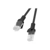 Tīkla kabelis LANBERG PCU6-10CC-1000-BK RJ-45 Cat6 U/UTP 10 m Melns