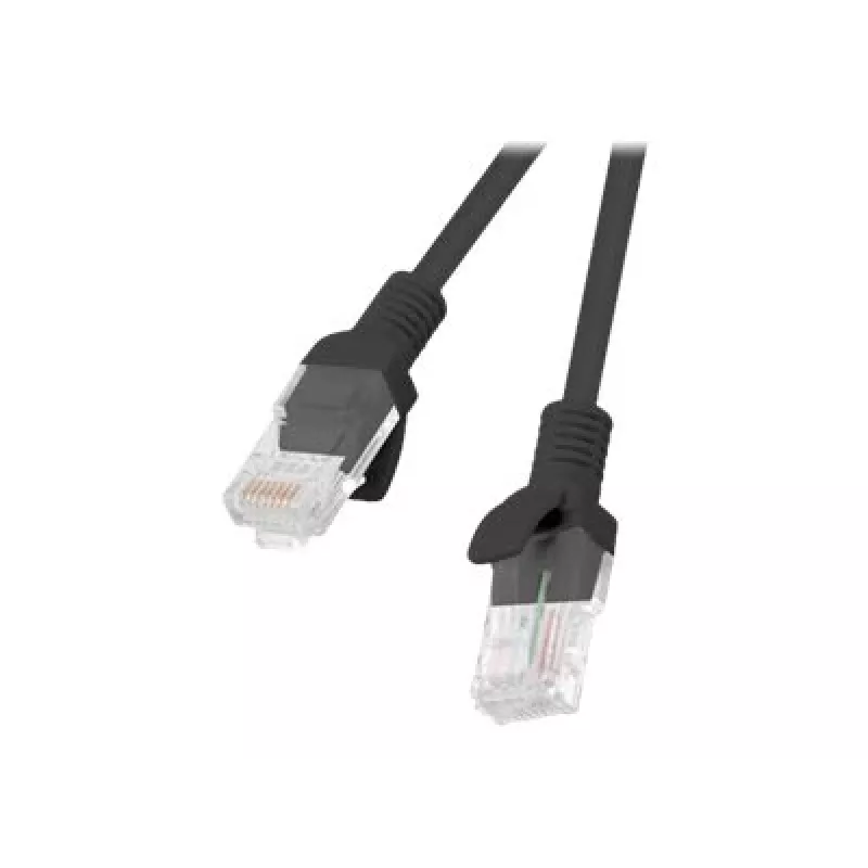 Tīkla kabelis LANBERG PCU6-10CC-1000-BK RJ-45 Cat6 U/UTP 10 m Melns