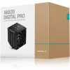 Gaisa dzesētājs DeepCool AK620 Digital PRO — 120 mm ventilators, 1750 RPM, 25 dB, 12 V, piemērots LGA1700/AM5, melns