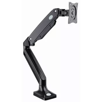 Monitora stiprinājums GEMBIRD MA-DA1-03 17–35 collu ekrāniem, 10 kg, VESA 75x75–100x100, skava/caurlaide, melns