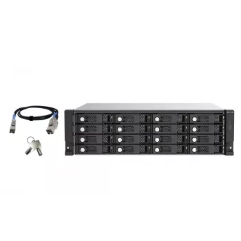 QNAP TL-R1620Sep-RP HDD korpuss melns, pelēks 2.5/3.5 collas