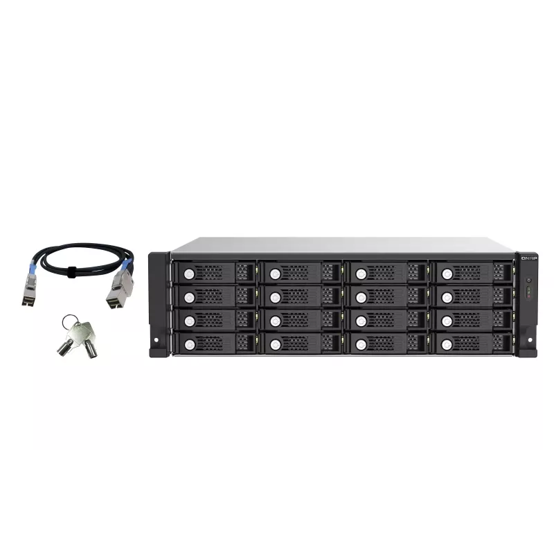 QNAP TL-R1620Sep-RP HDD korpuss melns, pelēks 2.5/3.5 collas