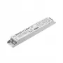 LED draivera balasts Osram QT-FIT8 3X18, 4X18 — kalpošanas laiks 50 000 h, maiņstrāva 198–264 V, 50/60 Hz, -15–50 °C, platums 40 mm, dziļums 280 mm, augstums 28 mm