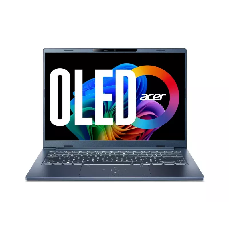 Acer Swift Go 14 AI NX.JNBEG.001 klēpjdators — Intel Core Ultra 7 256V, 14 collu WUXGA, 16 GB LPDDR5, 512 GB SSD, Intel Arc 140V, Windows 11