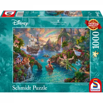 Puzle Schmidt Spiele Disney Peter Pan 1000 gab. Karikatūras