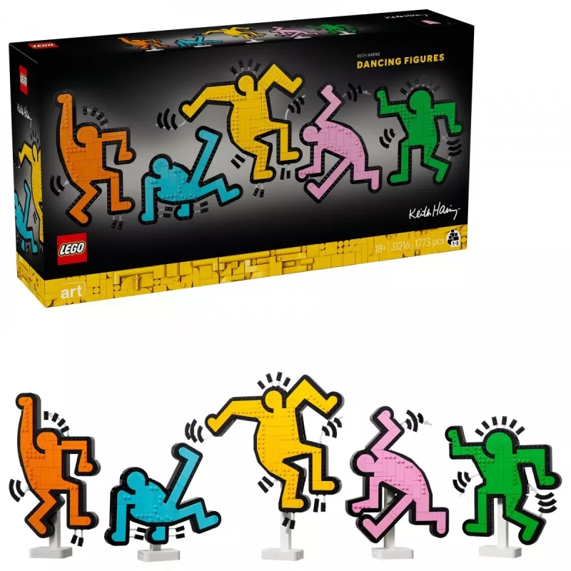 LEGO ART 31216 Keith Haring - Dejojošās figūras