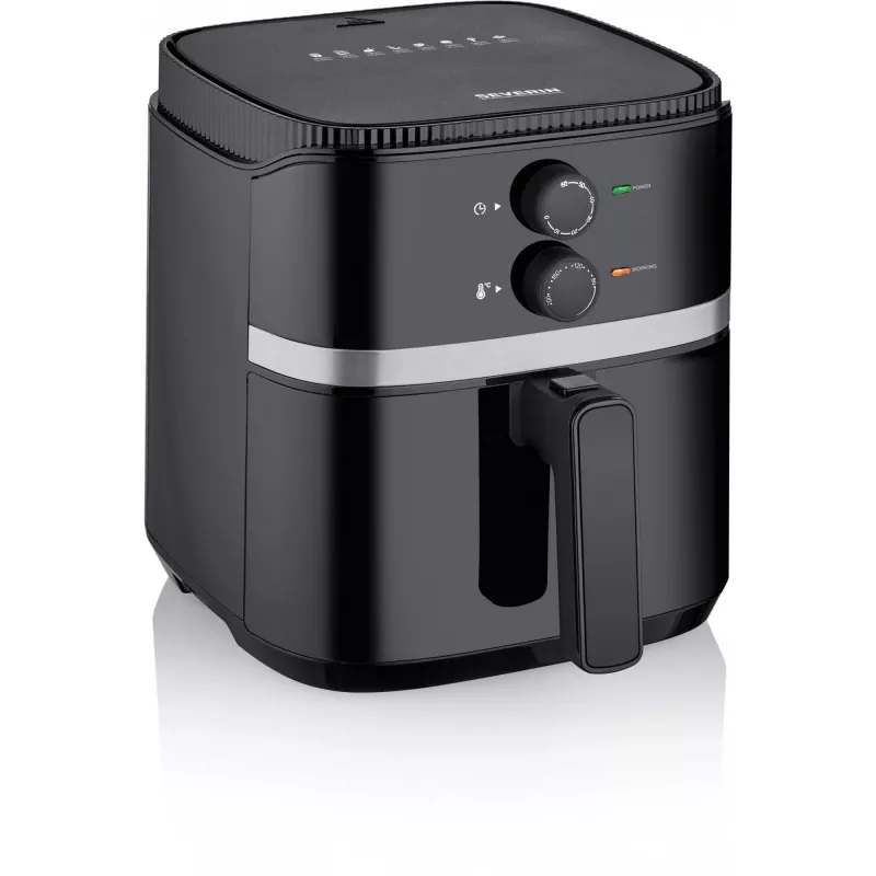 Karstā gaisa fritieris Severin FR 2452 4,3 L 1500 W melns sudraba