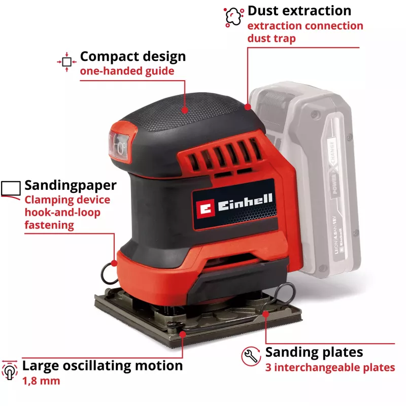 Einhell 4460730 akumulators melns
