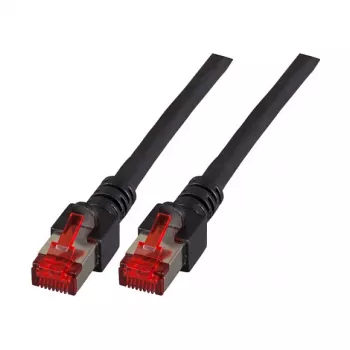 EFB-Elektronik RJ45 komutācijas kabelis Cat.6 S/FTP LSZH melns 50 m Ražotājs: EFB Elektronik (K5515.50)