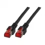 EFB-Elektronik RJ45 komutācijas kabelis Cat.6 S/FTP LSZH melns 50 m Ražotājs: EFB Elektronik (K5515.50)