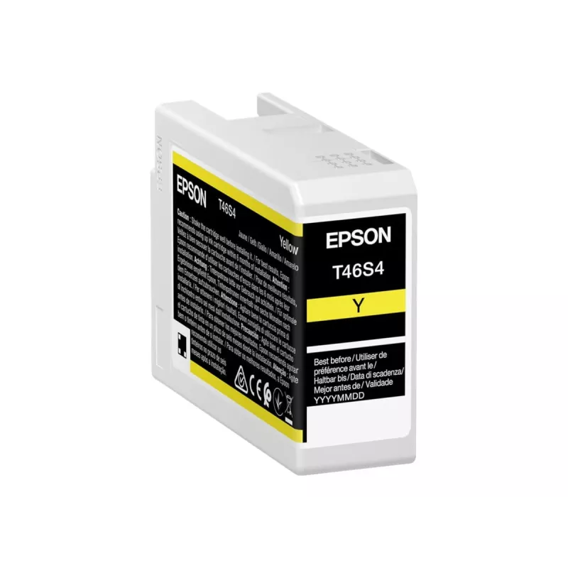 Tintes kasetne Epson UltraChrome Pro 10 T46S4 dzeltena oriģināla kasetne profesionālai drukāšanai