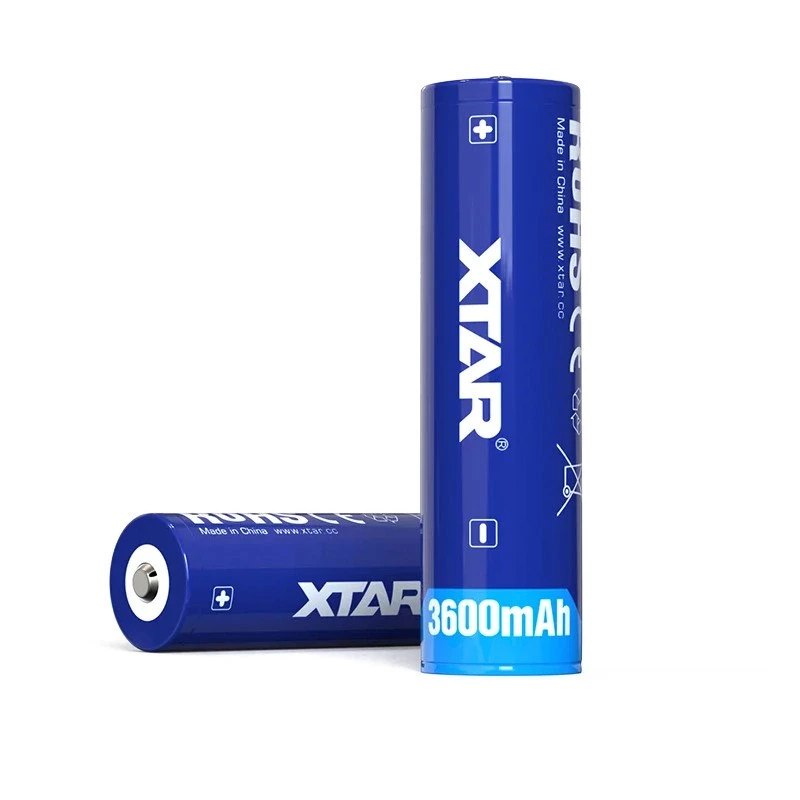 Uzlādējams Li-Ion akumulators XTAR BAT0669 18650 3.6V 3600mAh, Ø 18.5×68.8 mm