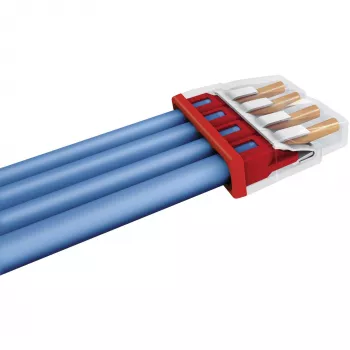 Wago 2273-205 Elektriskā vada savienotājs, tapu galviņas, sieviešu, 100 gab.