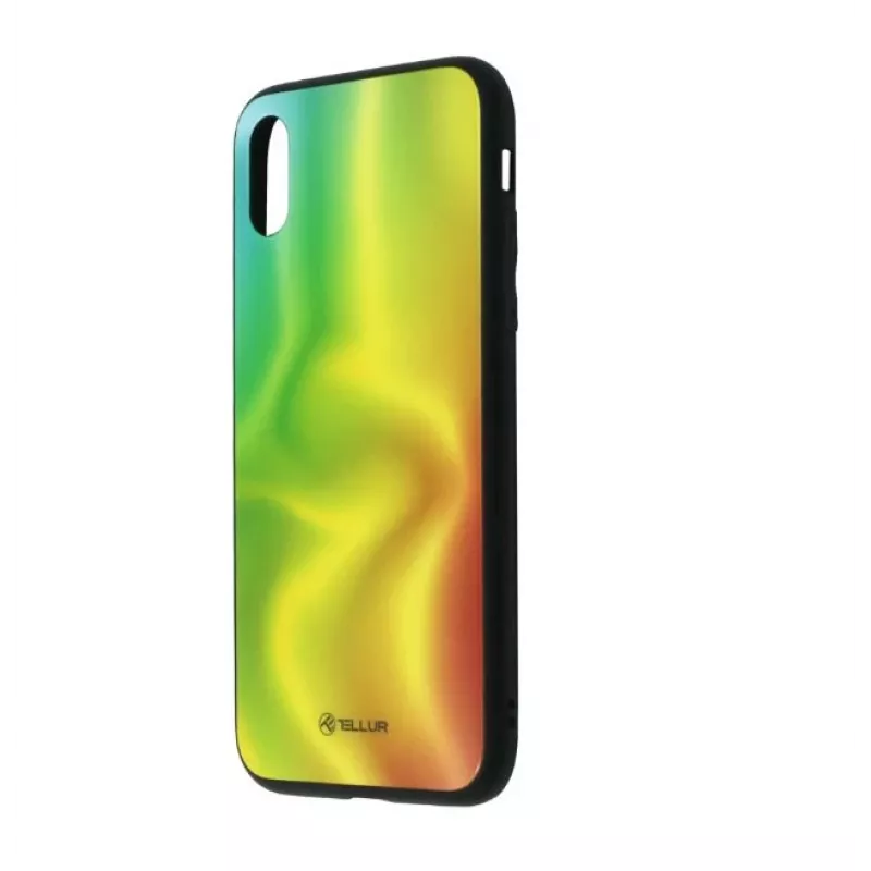 Aizsargstikls Tellur Cover Glass print iPhone XS, ar apdrukātu zīda apdari
