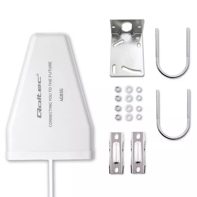 Ārējā 4G/5G LTE antena QOLTEC 9 dBi, N ligzda, 3 m kabelis