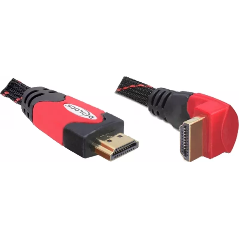 HDMI kabelis DeLOCK 3m HDMI Type A Standard Melns Sarkans