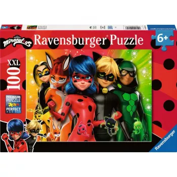 Bērnu puzle Ravensburger - Ladybug en mission, 100 gab.