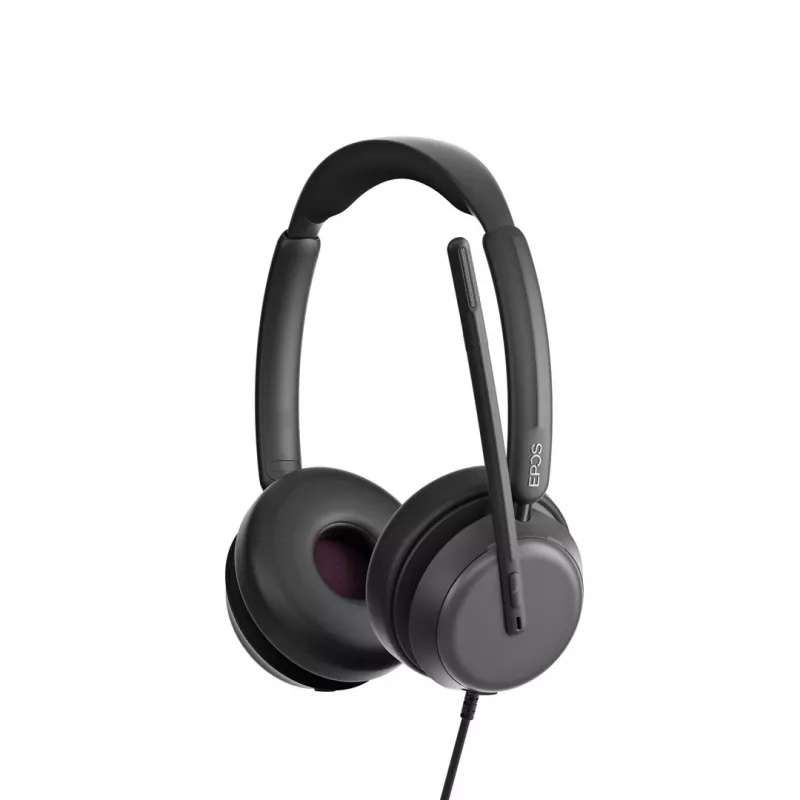 EPOS IMPACT 860 ANC austiņas ar vadu, galvas saite, birojam/zvanu centram, USB Type-C, melnas