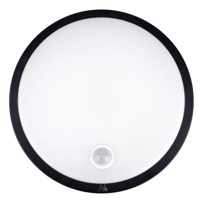 LED lampa ar PIR sensoru MACLEAN MCE525 B — āra sienas lampa, ar kustības aktivizētu LED
