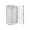 Lanberg pie sienas stiprināms montāžas statīva skapis 19 inch 27U 600x600 mm pelēks (stikla durvis)