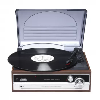 Denver VPR-190MK2 Retro skaņuplašu atskaņotājs ar radio un iebūvētiem skaļruņiem