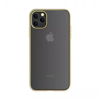 Cietais aizsargmaciņš Devia Glimmer sērija iPhone 11 Pro — zelts, PC korpuss