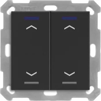 MDT BE-TAL550206.A1 KNX spiedpoga Light 55 2 virzienu RGBW melna matēta Jalousie 1 (BE-TAL550206.A1)