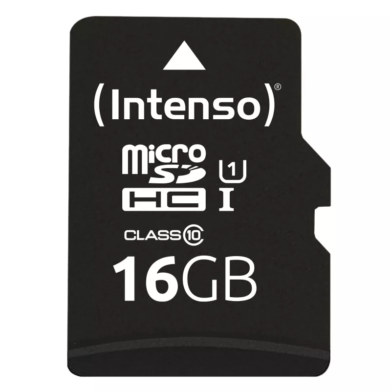 Intenso Performance - Zibatmiņas karte (microSDHC/SD adapteris iekļauts) - 16 GB - UHS-I U1 / Class10 - microSDHC UHS-I