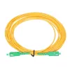 Extralink SC/APC-SC/APC Patchcord, LSOH, viena režīma, simplekss, G.657A2, 3 mm, 15 m, dzeltens