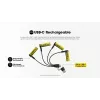 Uzlādējams Li-Ion AA 1,5V akumulatoru komplekts Nitecore NH2400 2400mAh — 4 gab. iepakojumā