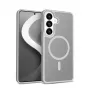 Crong Hybrid Matte Magnetic vāciņš Samsung Galaxy S26 — TPU + PC, Pelēks