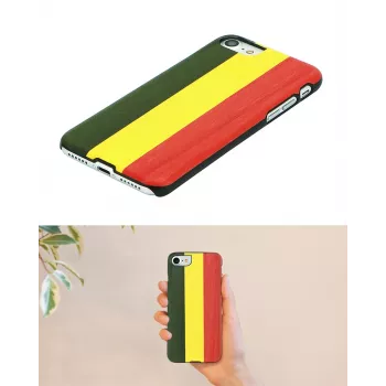 Viedtālruņa maciņš man and wood iPhone XR — Reggae Melns