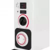 Konvektora elektriskais telpu sildītājs NOVEEN CH-6000 TIMER TURBO FAN 2000W 3 jaudas līmeņi montāža pie sienas/uz grīdas balta