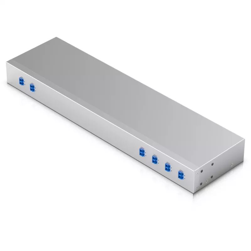 Viļņu dalīšanas multipleksoris Ubiquiti UACC-CWDM-4 platums 442 mm dziļums 120 mm augstums 43,7 mm