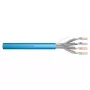 DIGITUS CAT 6A U/FTP instalācijas kabelis 305 m, vienkāršs, Cca, Easy Pull Box, zils